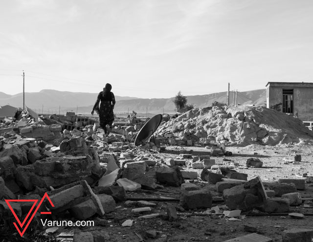 گزارش تصویری از مناطق زلزله زده کردنشین