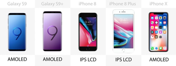 مقایسه گلکسی S9 و S9 پلاس با آیفون x ، آیفون 8 و 8 پلاس