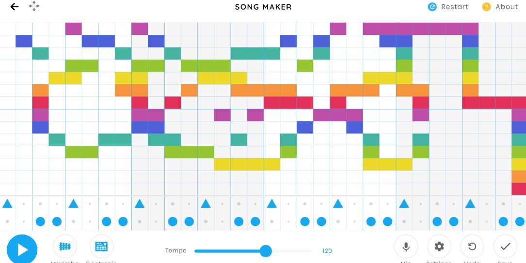 Song Maker نرم افزار آهنگسازی بر پایه کروم