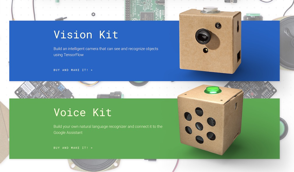 گوگل دو پروژه Vision Kit و Voice kit را با برد رزبری پای زیرو بروزرسانی کرد