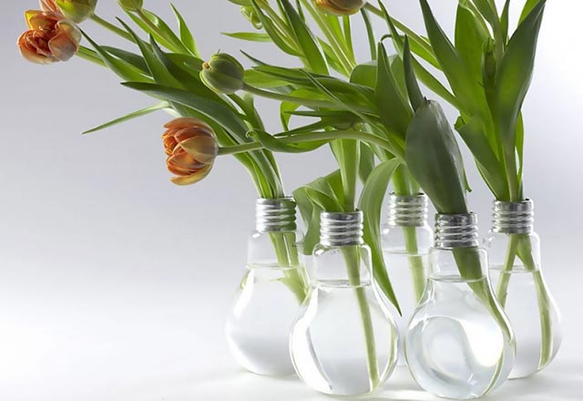 7 ایده جالب برای استفاده دوباره از لامپ ها