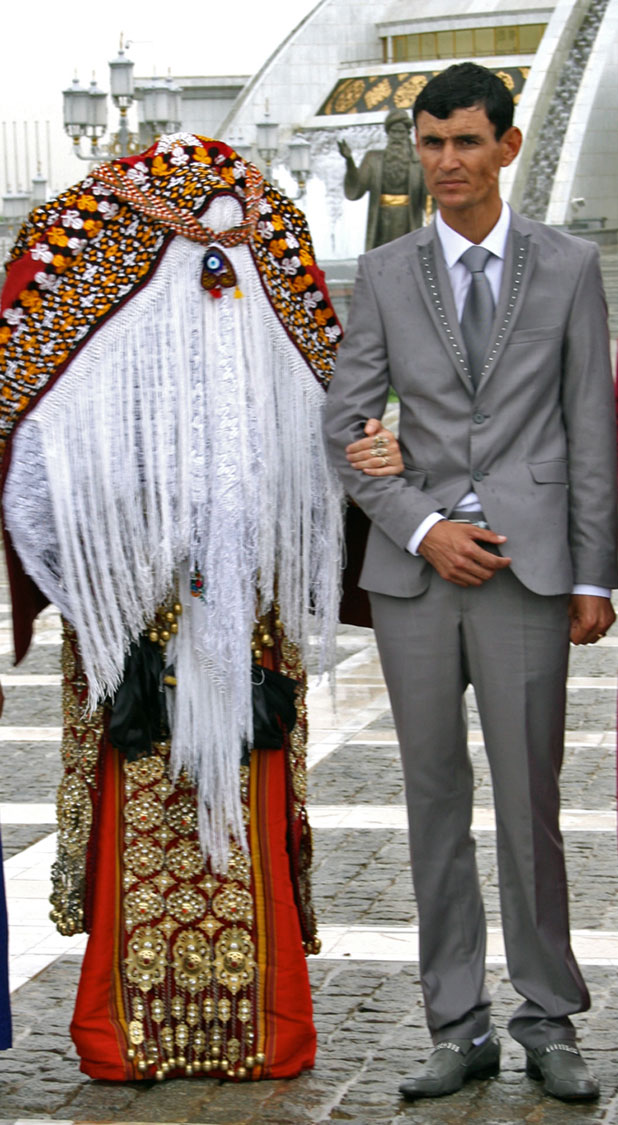 Туркменское свадебное платье