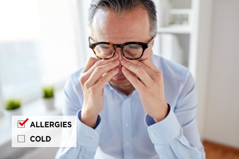 آلرژی حساسیت یا سرماخوردگی
