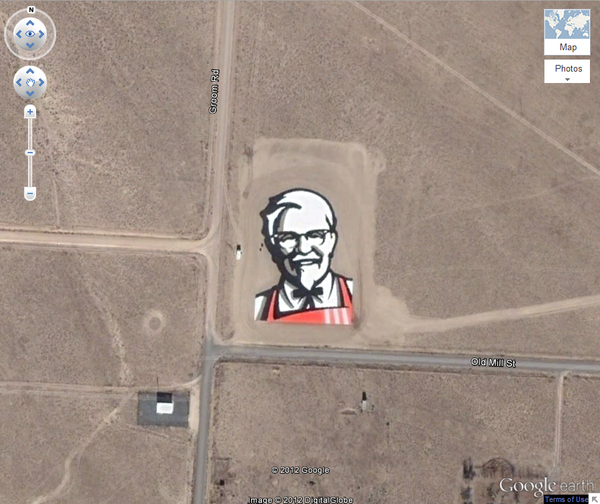 Mapvertising KFC