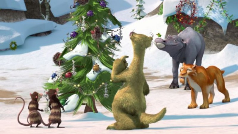  Ice age: Mammoth Christmas از بهترین انیمیشن های کریسمس