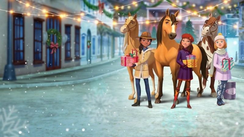 Spirit riding free: Spirit of Christmas از بهترین انیمیشن های کریسمس