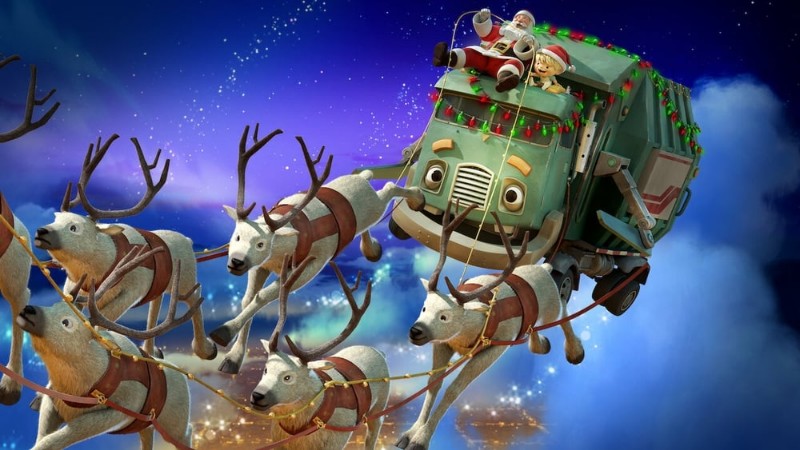 a trash truck Christmas از بهترین انیمیشن های کریسمس