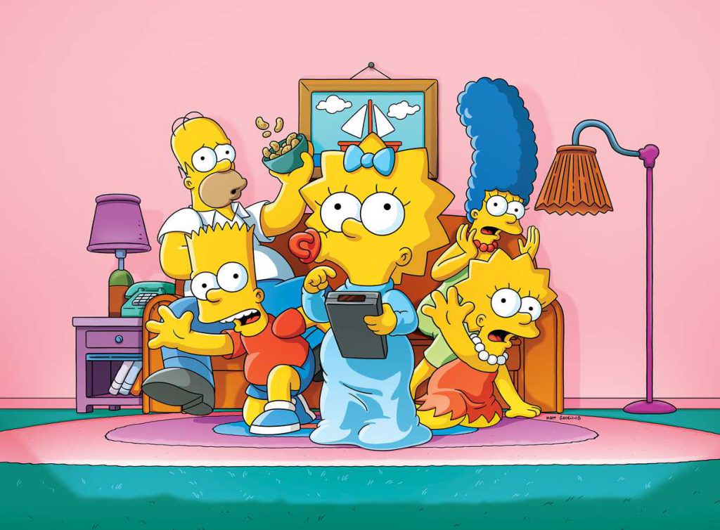 The Simpsons از بهترین سریال ها برای یادگیری زبان انگلیسی