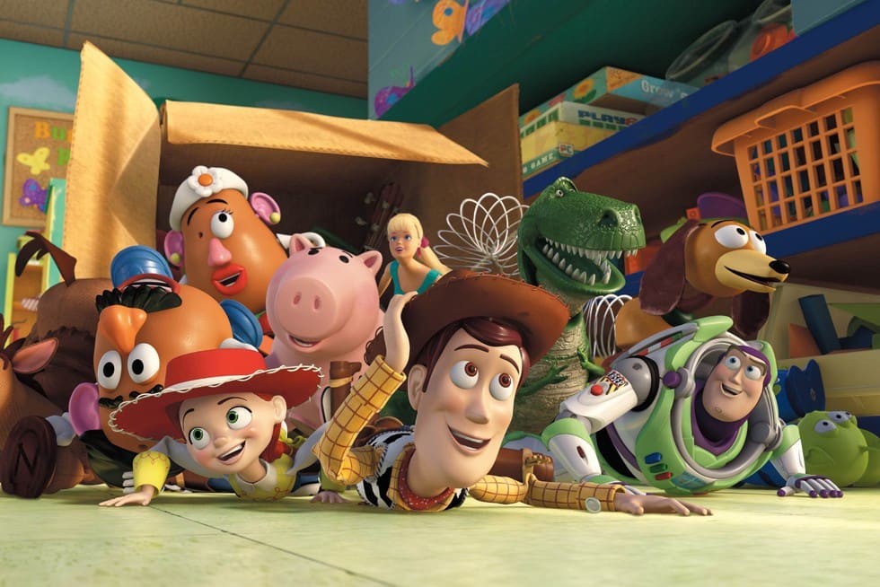 سه‌گانه داستان اسباب بازی از انیمیشن های pixar